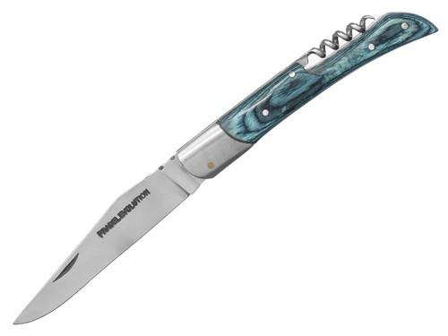 Nůž Pradel Evolution 5571 modrý, vývrtka